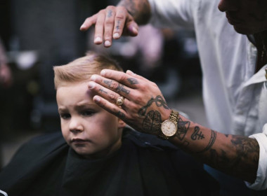 Kid haircut